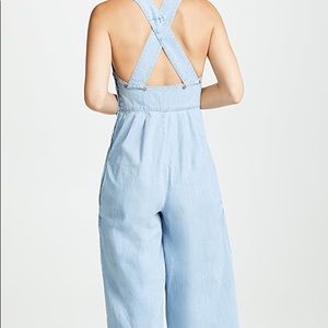 Free People Fara Denim Jumpsuit 4